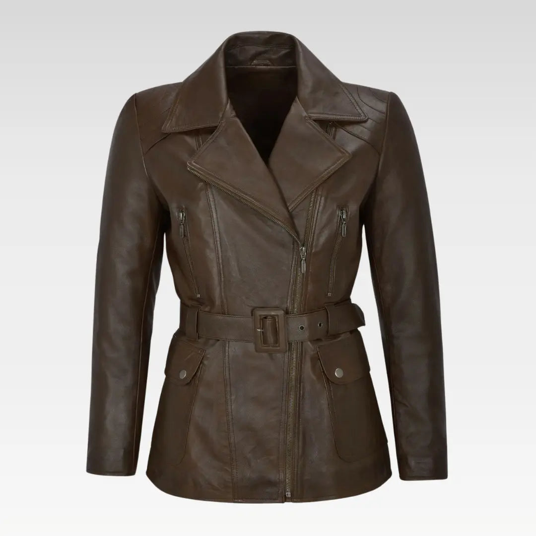 Women's RAF B3 Flying Bomber Aviator Leather Jacket